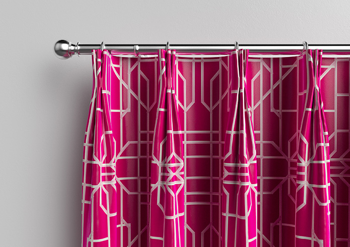 Bamboo Brights, Cerise - Made To Measure Curtains - Image 11